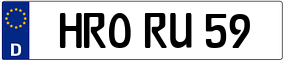 Truck License Plate